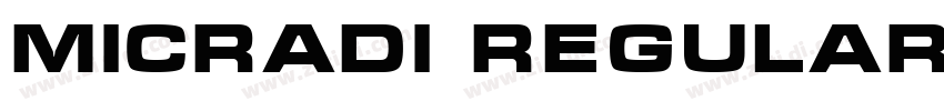 MicraDi Regular字体转换